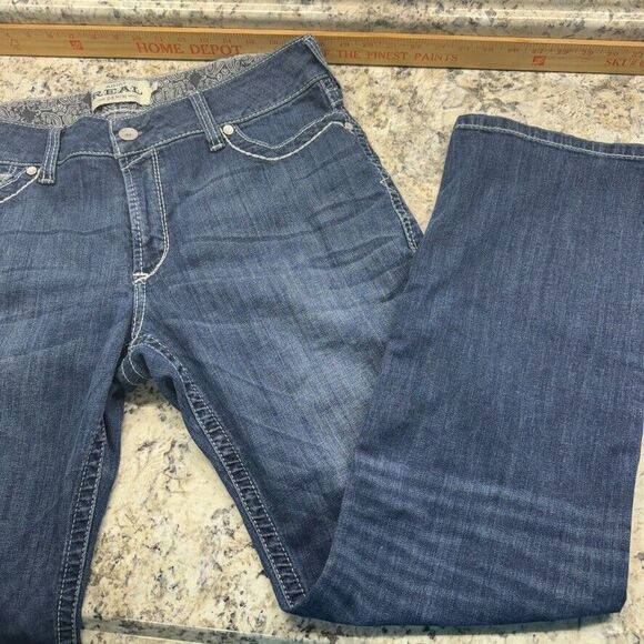 Ariat Women's Straight Leg Jeans - Blue - Picture 2 of 13